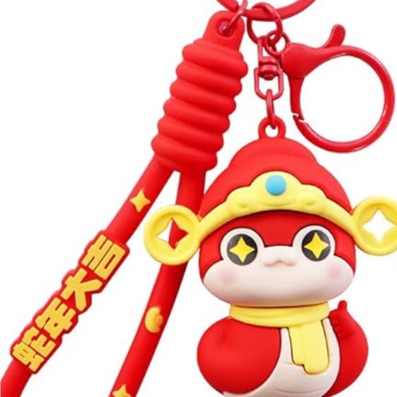 ✨3pcs/$20✨Cute Red and Yellow Keychain - Picture 2 of 9